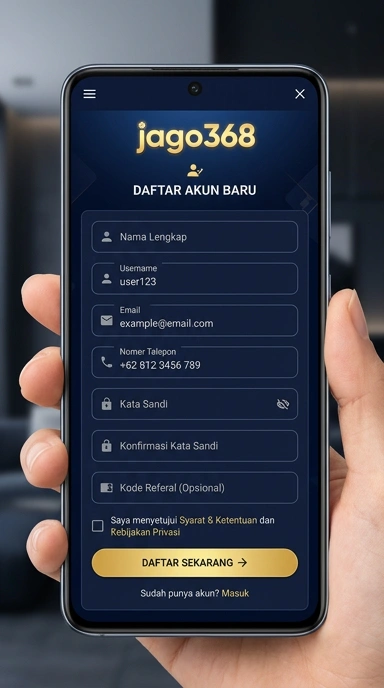 Buat Akun Baru jago368 Dengan Mudah